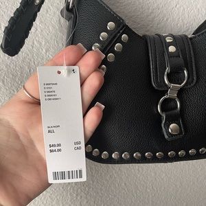 NWT urban outfitters devon shoulder bag - black